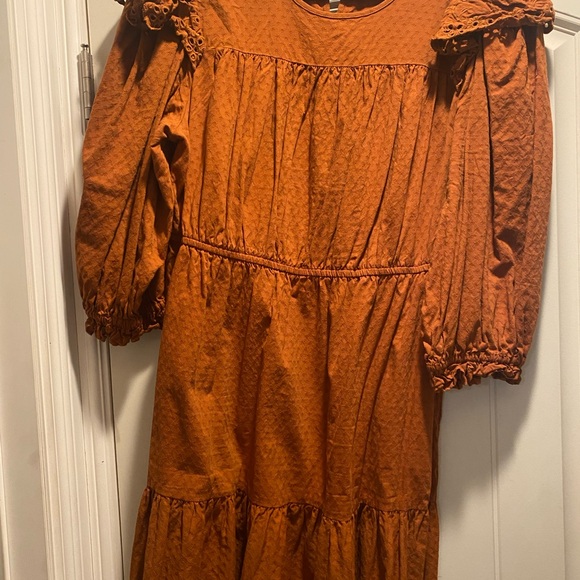 Universal Thread Rust Textured Dress - Picture 1 of 3